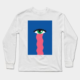 Crying eye Long Sleeve T-Shirt